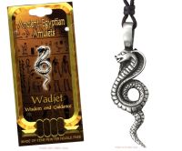 Wadjet Egyptian Cobra Snake Goddess Necklace