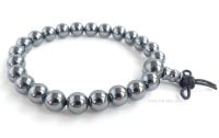 Hematite Bracelet Crystal Power Beads Mala