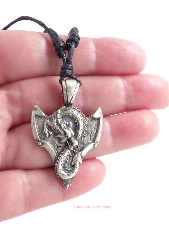 Chinese Metal Dragon Pendant Necklace for 2000 2001