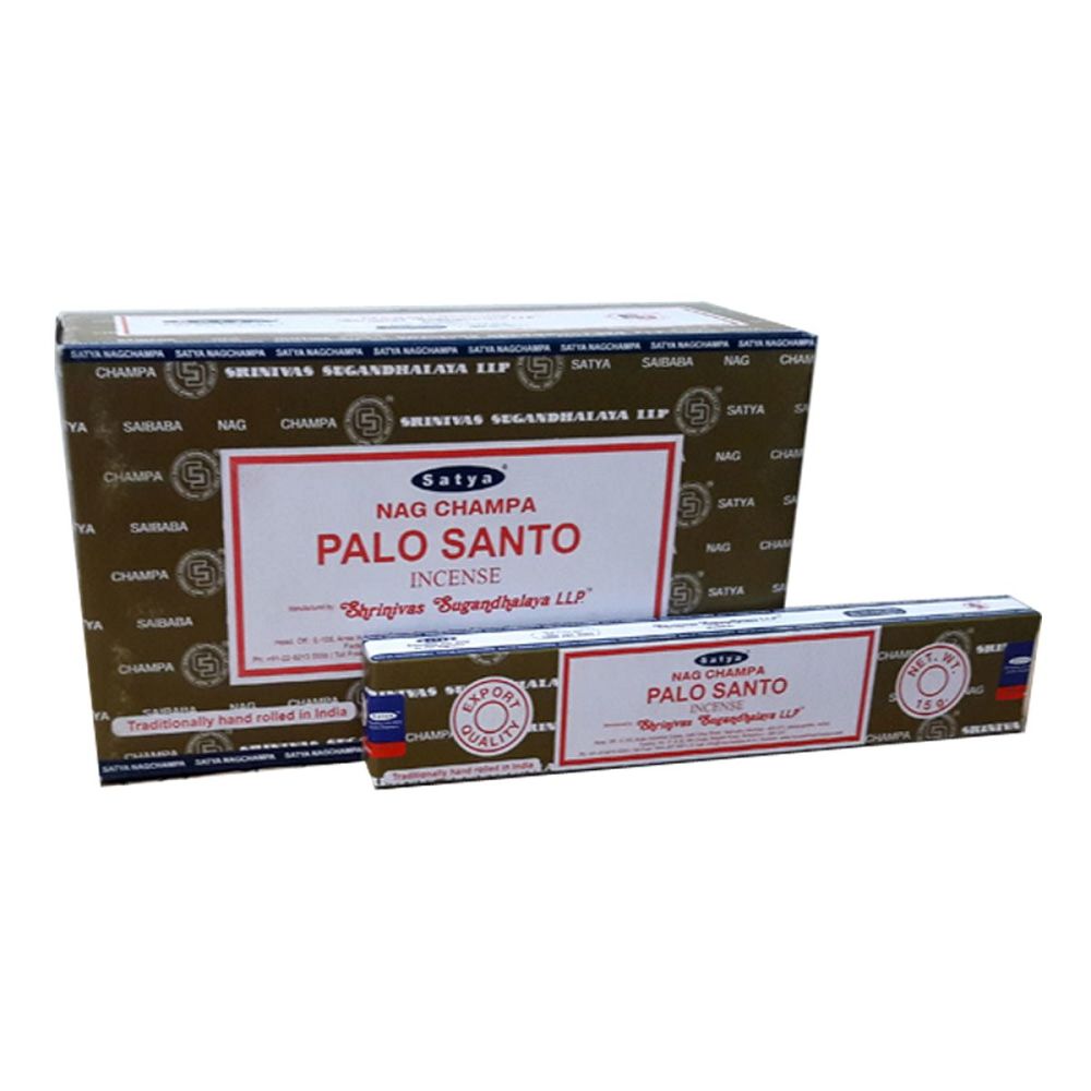 Palo Santo Incense Sticks by Satya Sai Baba 12 x 15g packs