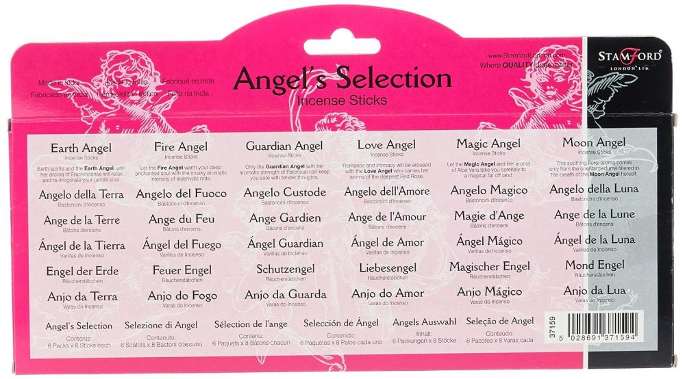 Angels Selection Incense Sticks Gift Pack Stamford Pink Joss