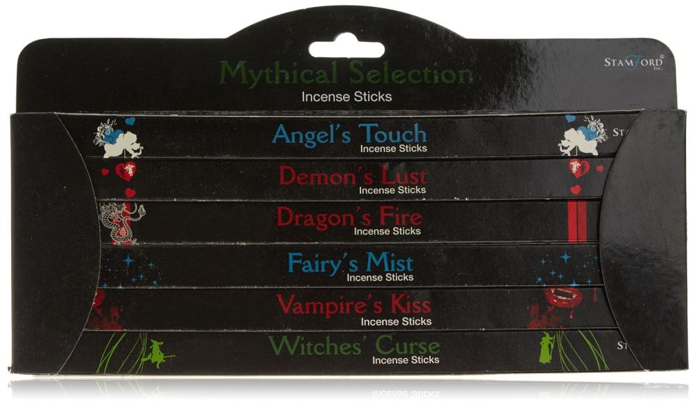 Mythical Incense Sticks Selection Gift Pack Stamford Black 6 packs Joss