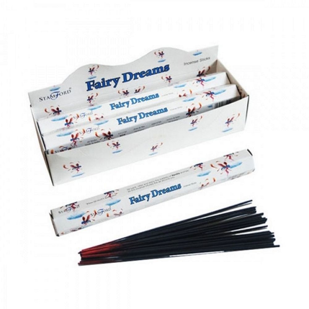 Fairy Dreams Premium Incense Sticks Hex by Stamford 6 packs Joss
