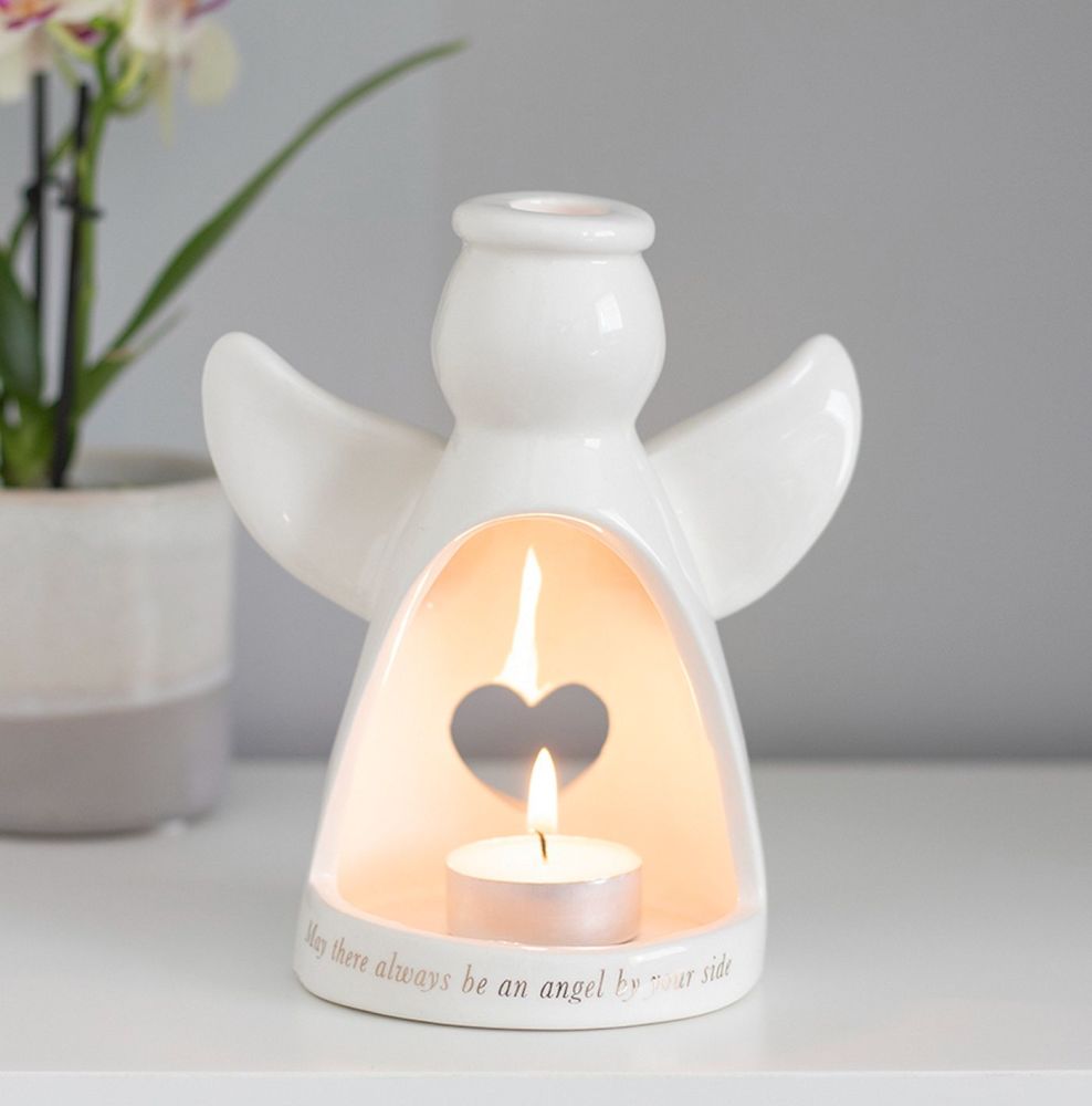 Angel By Your Side Candle Holder