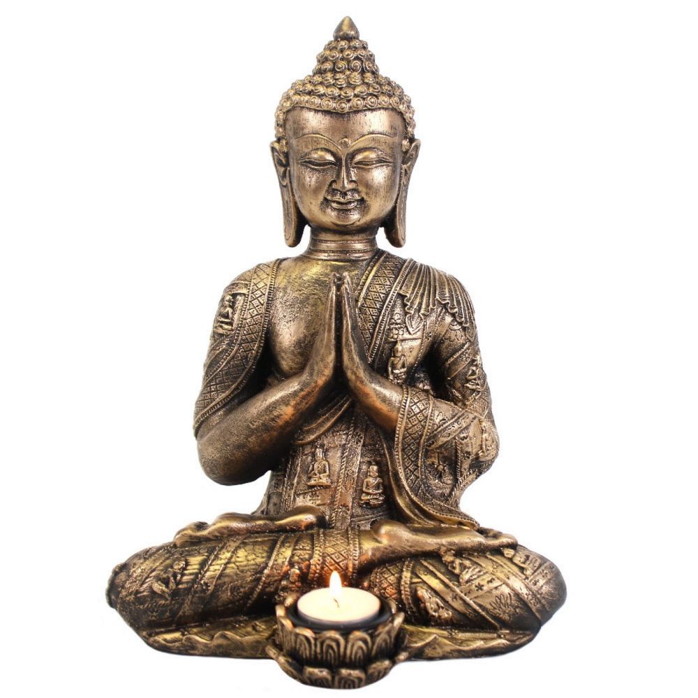 Large Thai Buddha Tealight Candle Holder