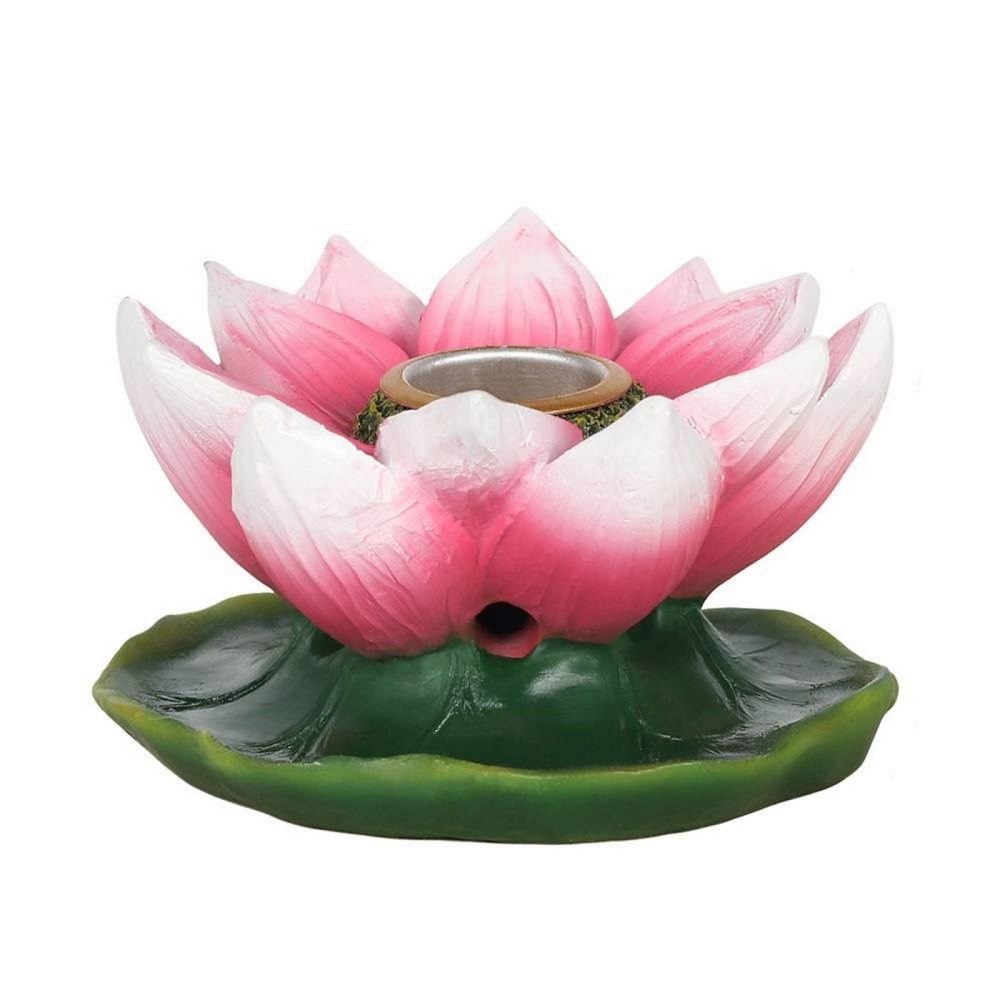 Lotus Flower Colourful Incense Burner for Backflow Cones