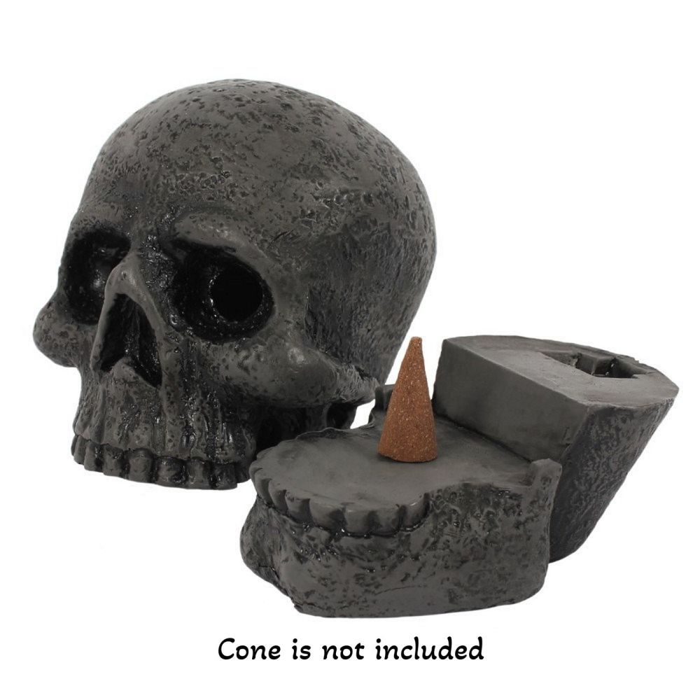 Skull Incense Dhoop Cone Holder
