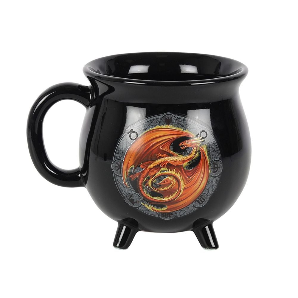 Beltane Mug Colour Changing Cauldron by Anne Stokes