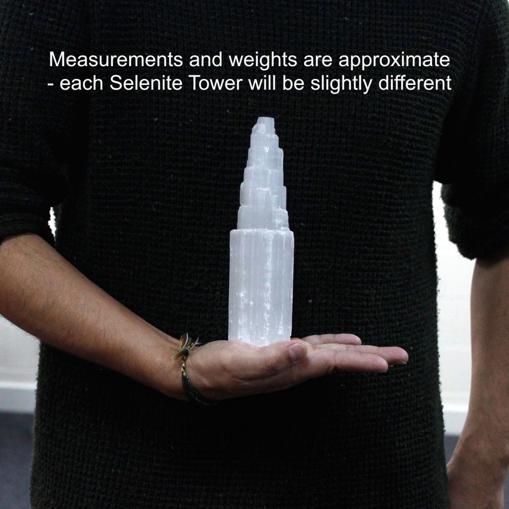 Selenite Natural Crystal Tower 20cm 610g