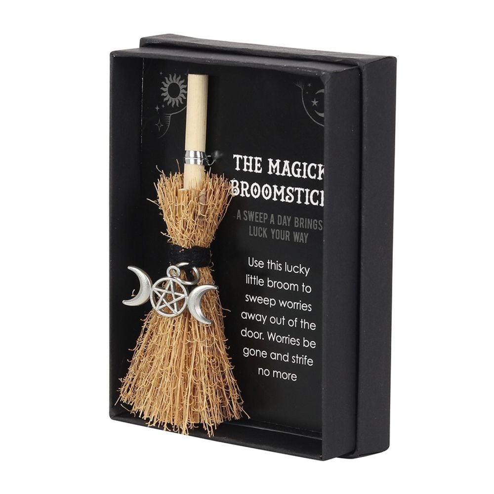 Mini Magick Broomstick Triple Moon
