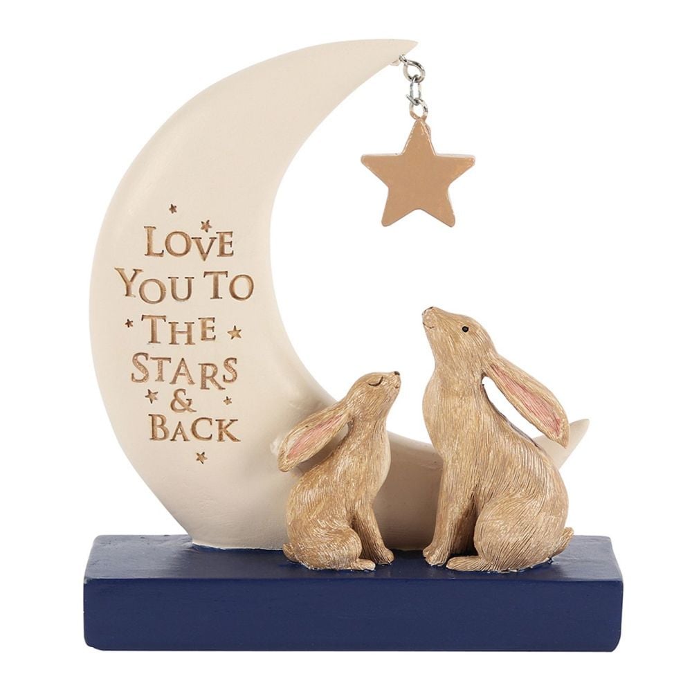 Love You To The Stars and Back Hares Ornament