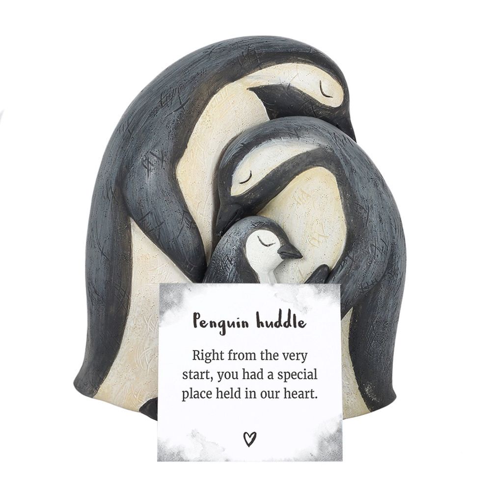 Penguin Huddle Family Ornament