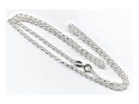 925 Sterling Silver Belcher Chain Necklace 18