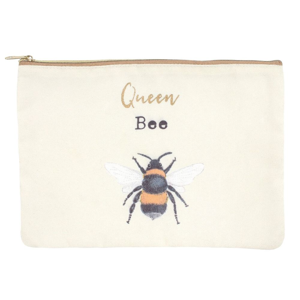 Queen Bee Makeup Bag Cosmetics Pouch