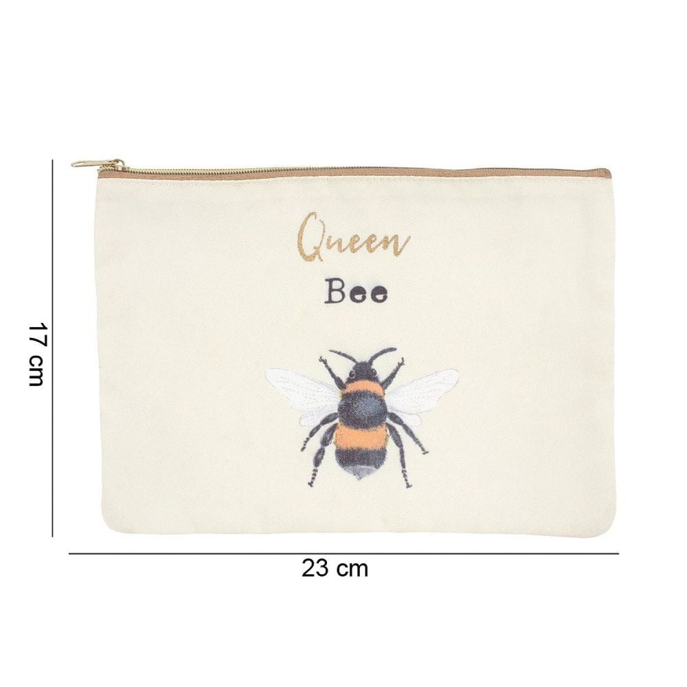 Queen Bee Makeup Bag Cosmetics Pouch