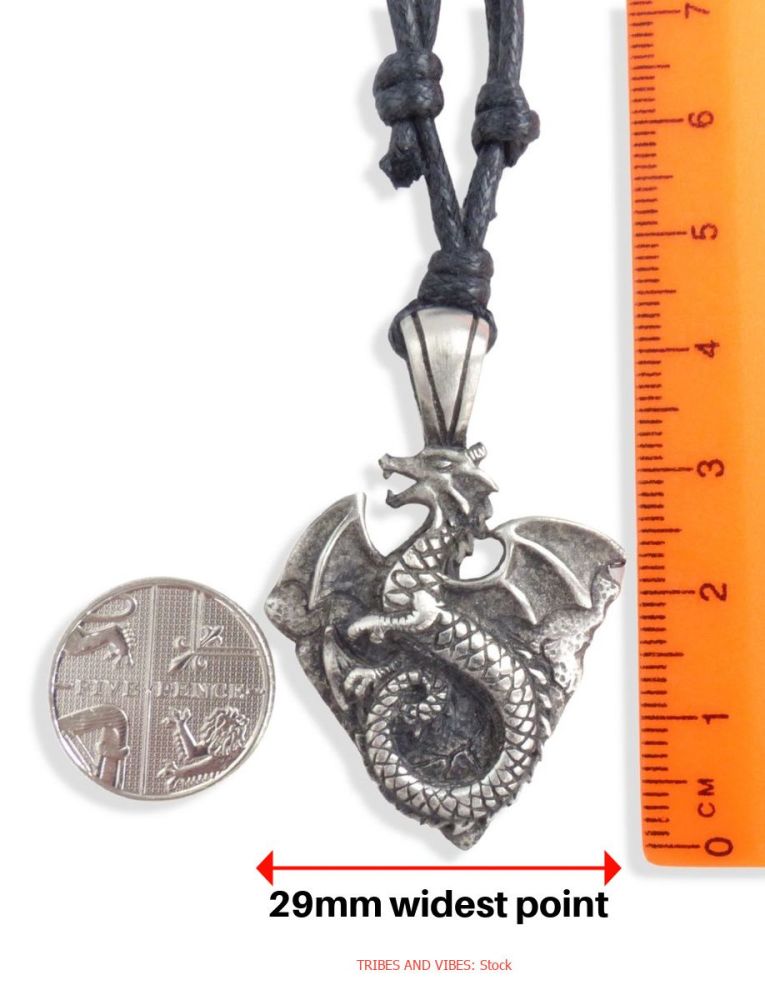 Chinese Earth Dragon Pendant Necklace for 1988 1989
