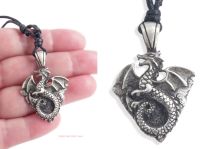 <!--005-->Chinese Earth Dragon Pendant Necklace for 1988 1989