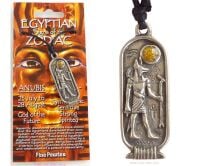 <!--008-->Anubis Egyptian Zodiac 25 July to 28 August Necklace