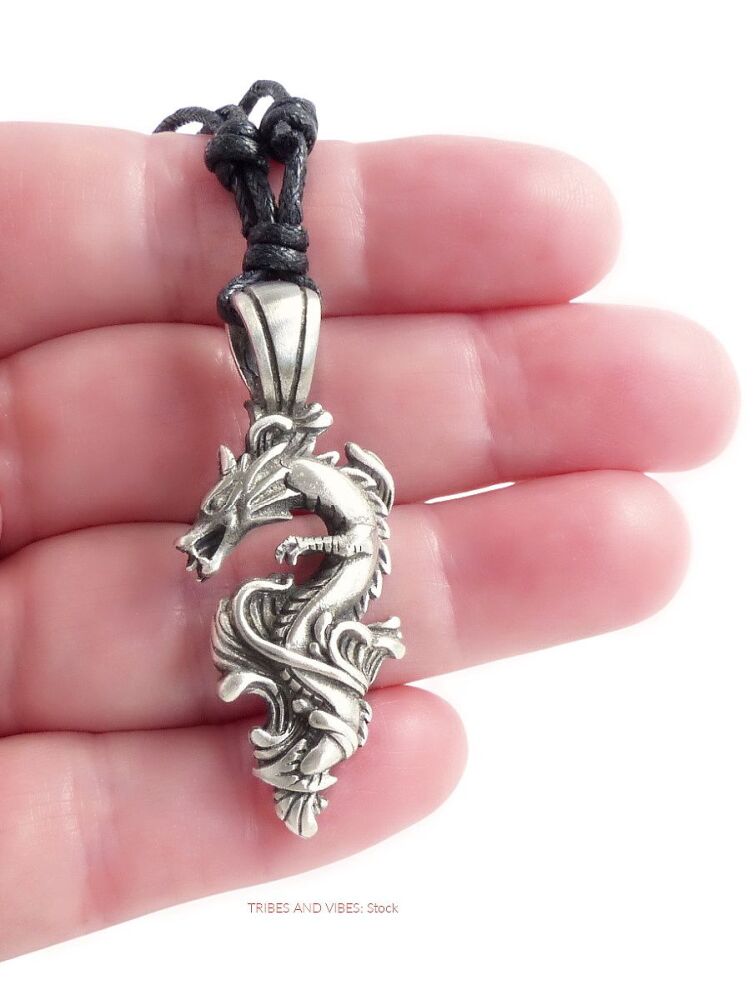 Chinese WATER DRAGON Pendant Necklace for 1952 2012
