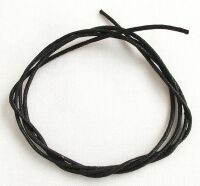 Black waxed cotton cord 89cm (35