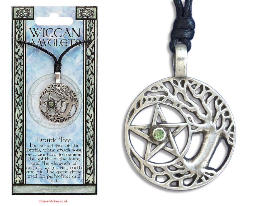 Druids Tree of Life Pentagram Pendant Necklace