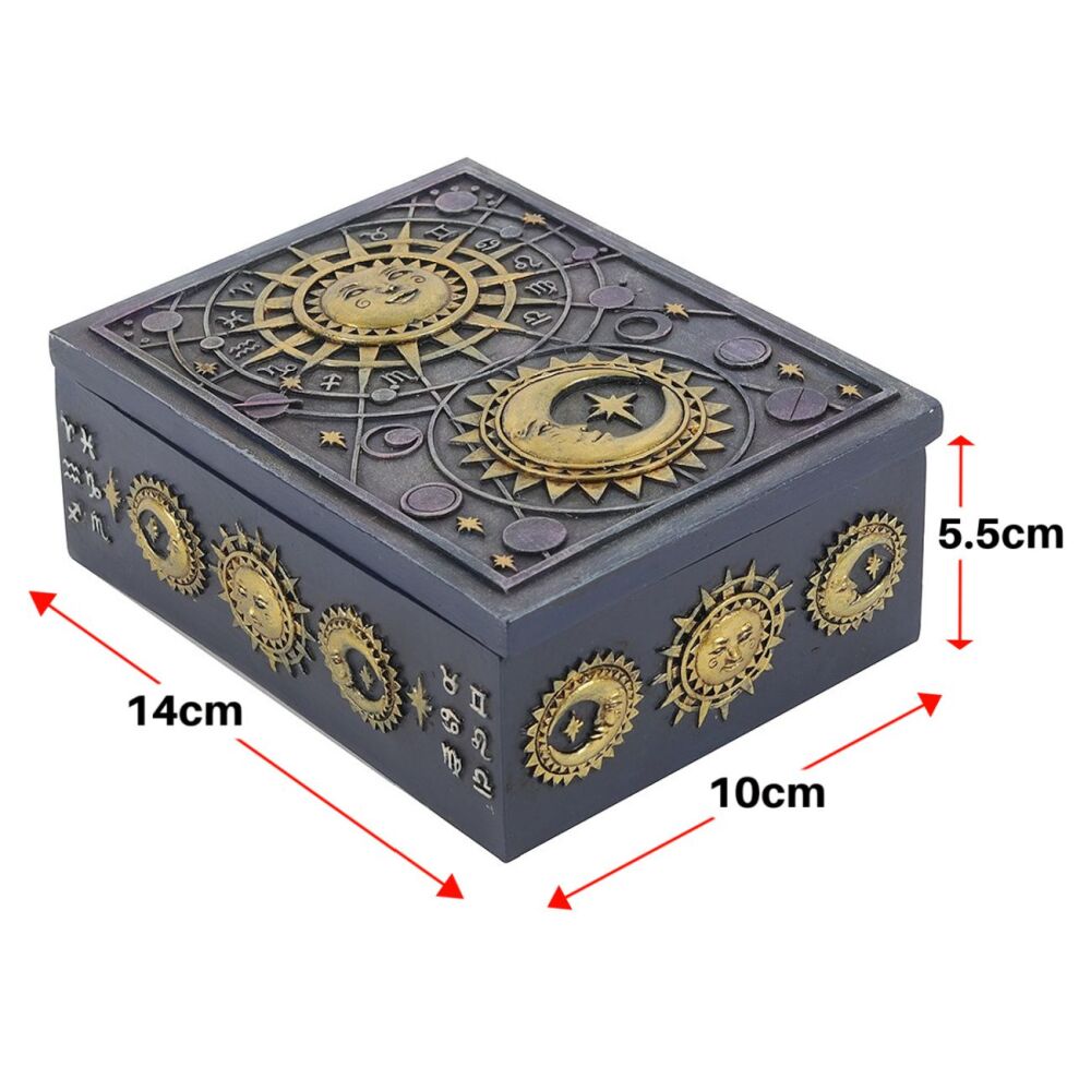 Sun and Moon Astrology Storage Box