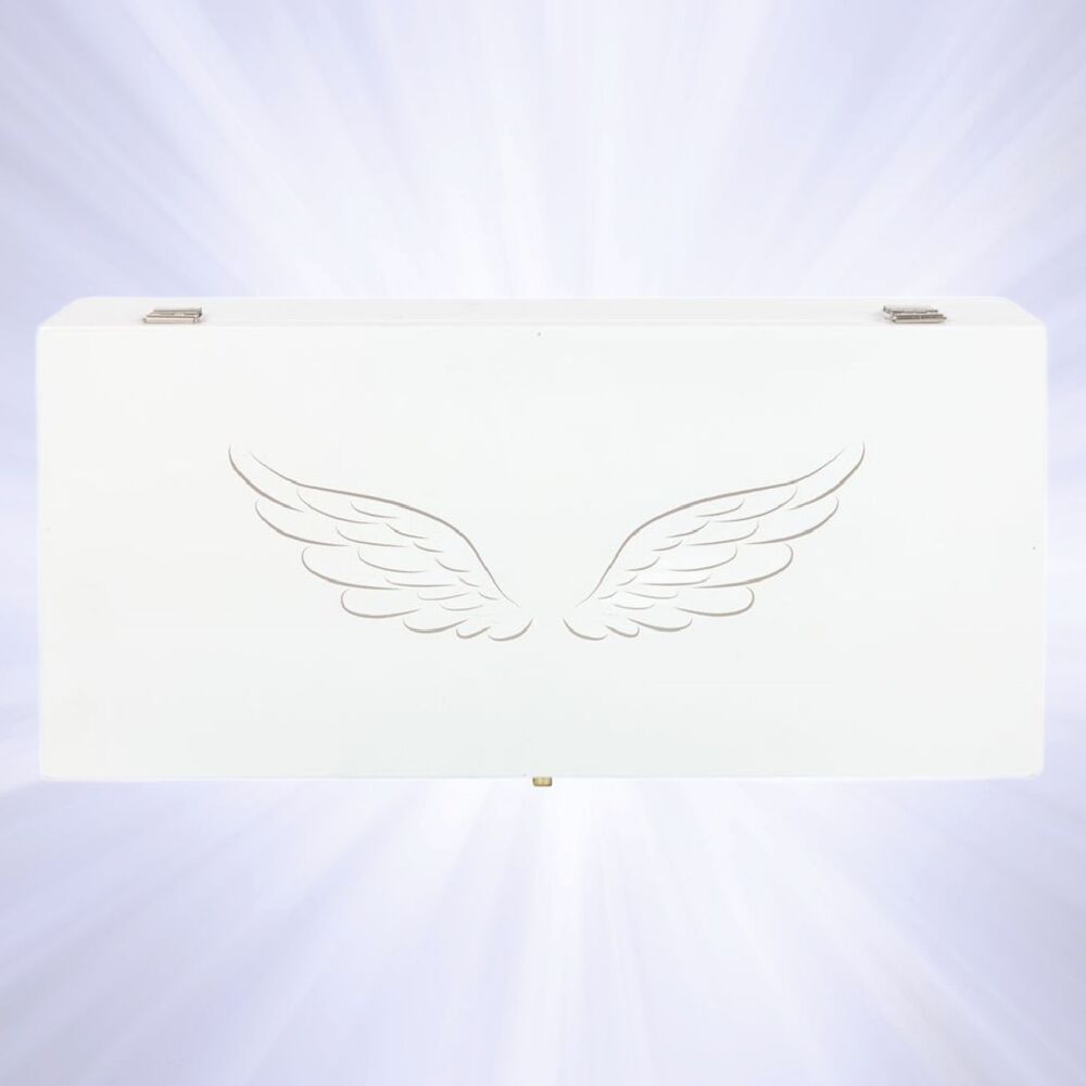 Angel Wing Memory Box top view