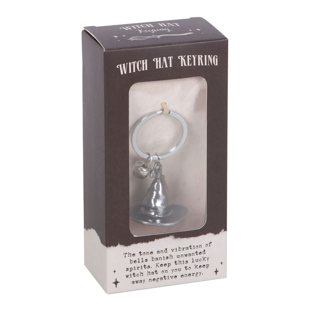 Witch Hat and Bell Keyring