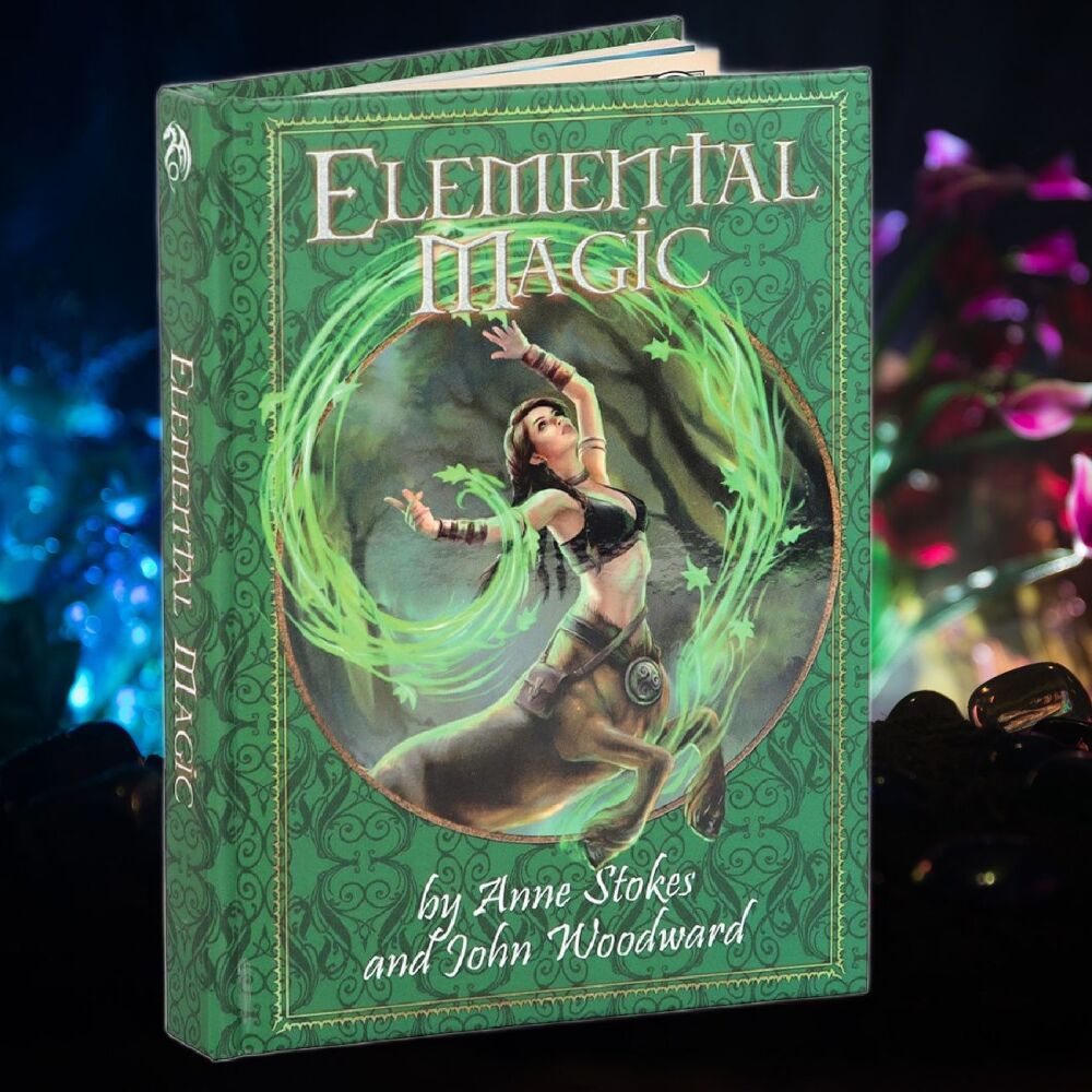Elemental Magic by Anne Stokes and John Woodward hardback book