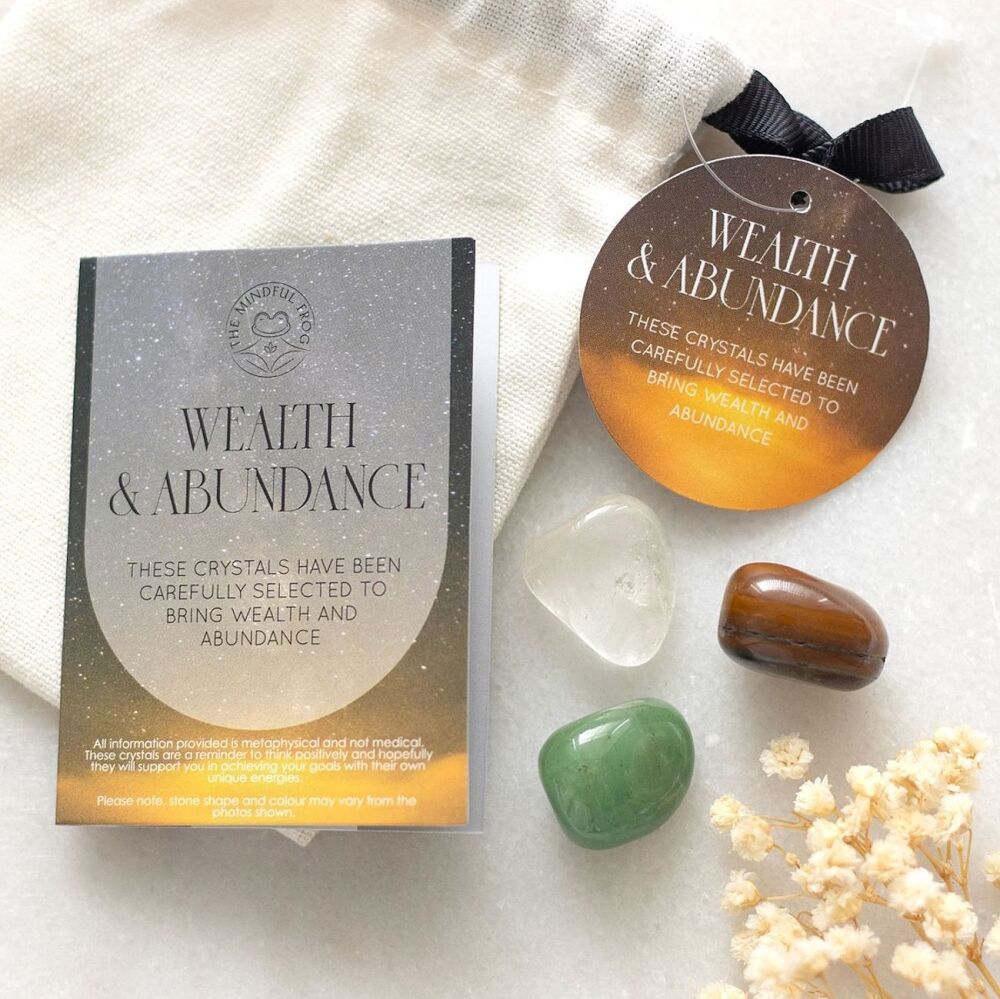 Wealth & Abundance Crystal Healing Set