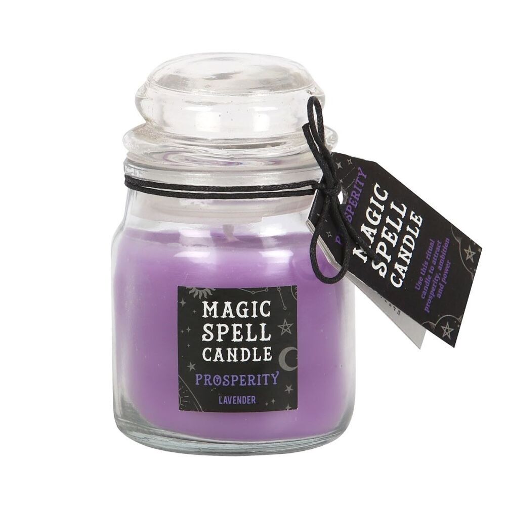 Prosperity Lavender Magic Spell Candle Jar