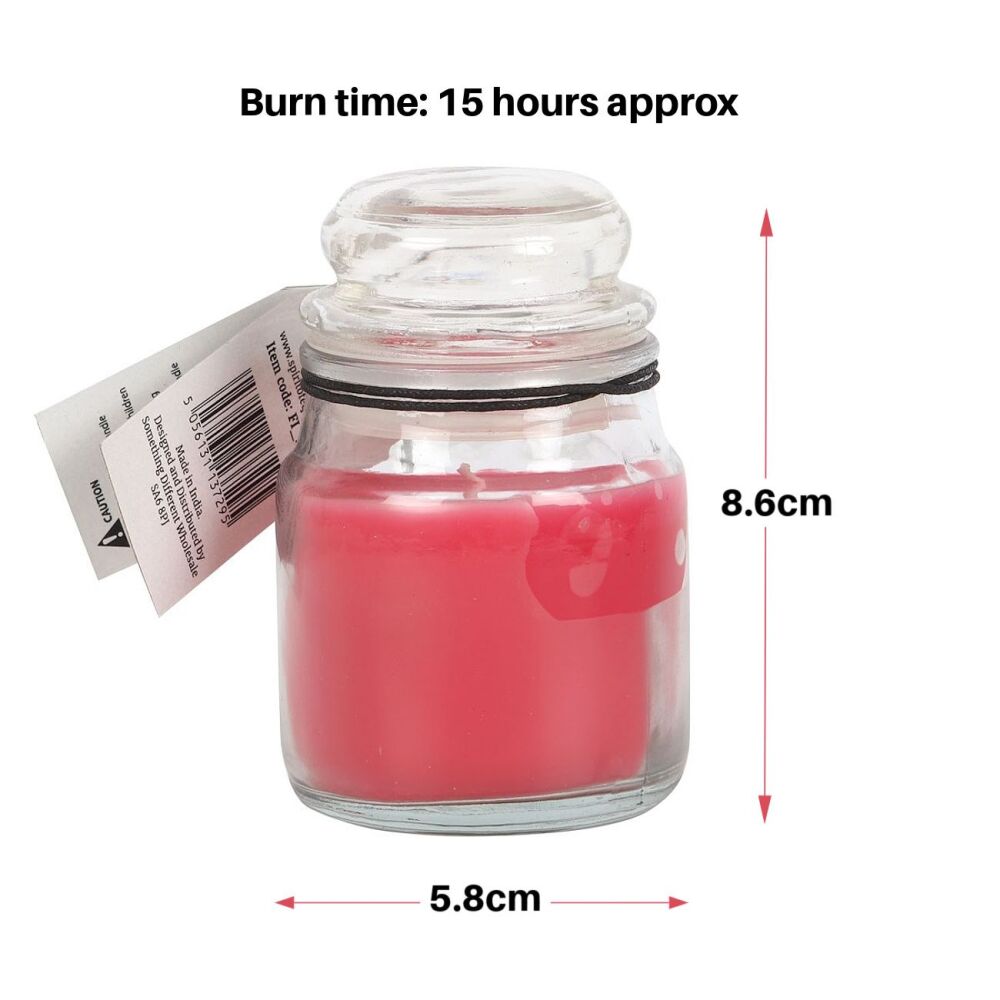 Love Red Rose Magic Spell Candle Jar