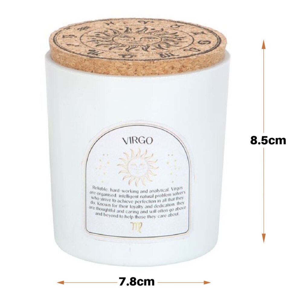 Virgo Gemstone Zodiac Candle