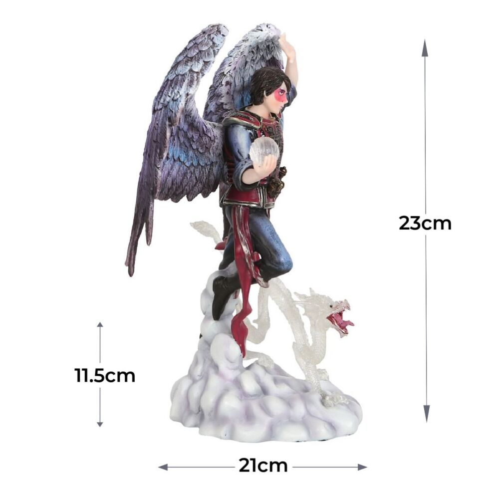 Air Winged Wizard Angel Elemental Figurine by Anne Stokes