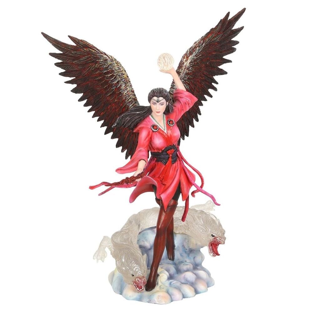 Air Winged Sorceress Angel Elemental Figurine by Anne Stokes