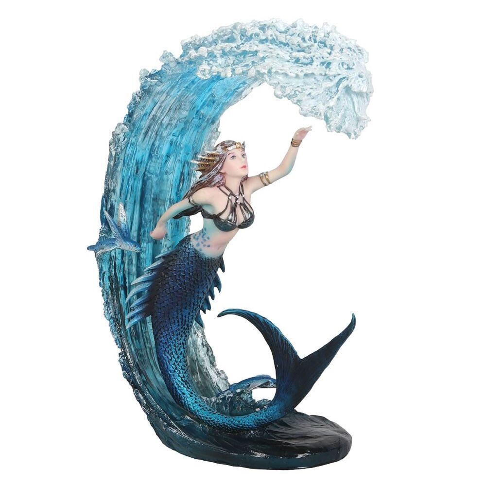 Water Mermaid Sorceress Elemental Figurine by Anne Stokes