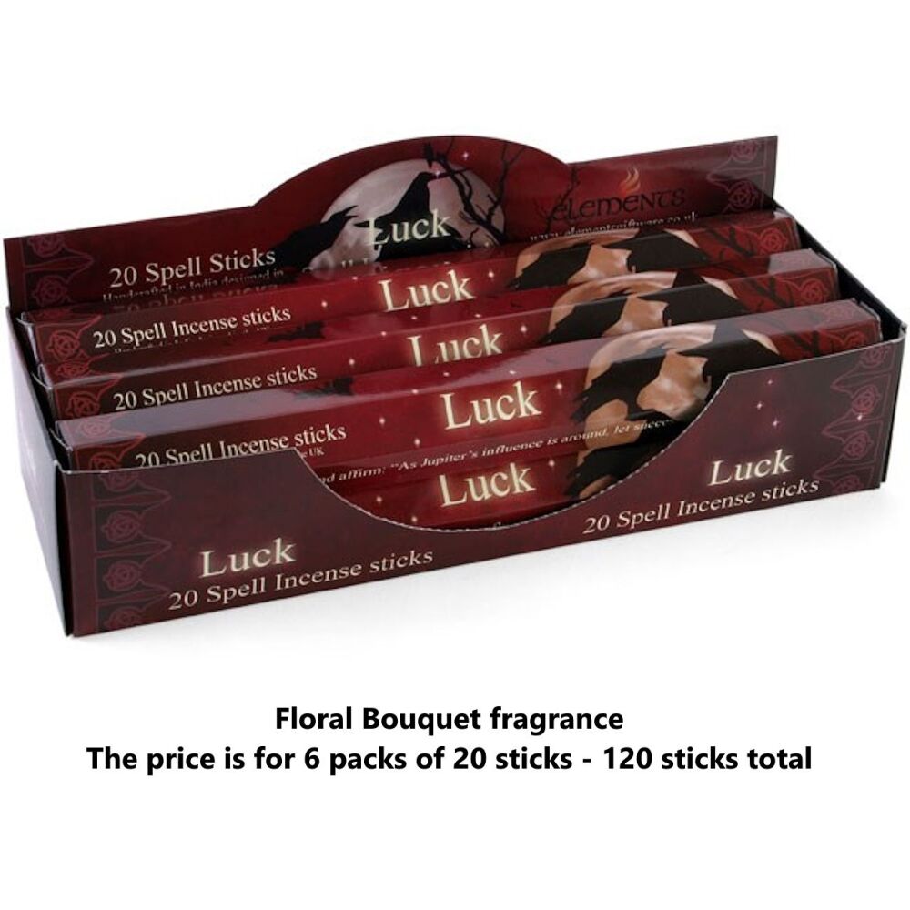Luck Spell Incense Sticks by Lisa Parker 6 packs Joss