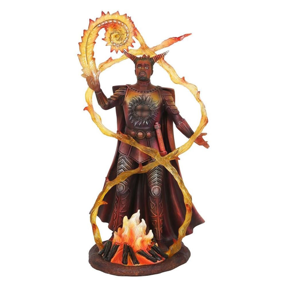 Fire Wizard Elemental Figurine by Anne Stokes