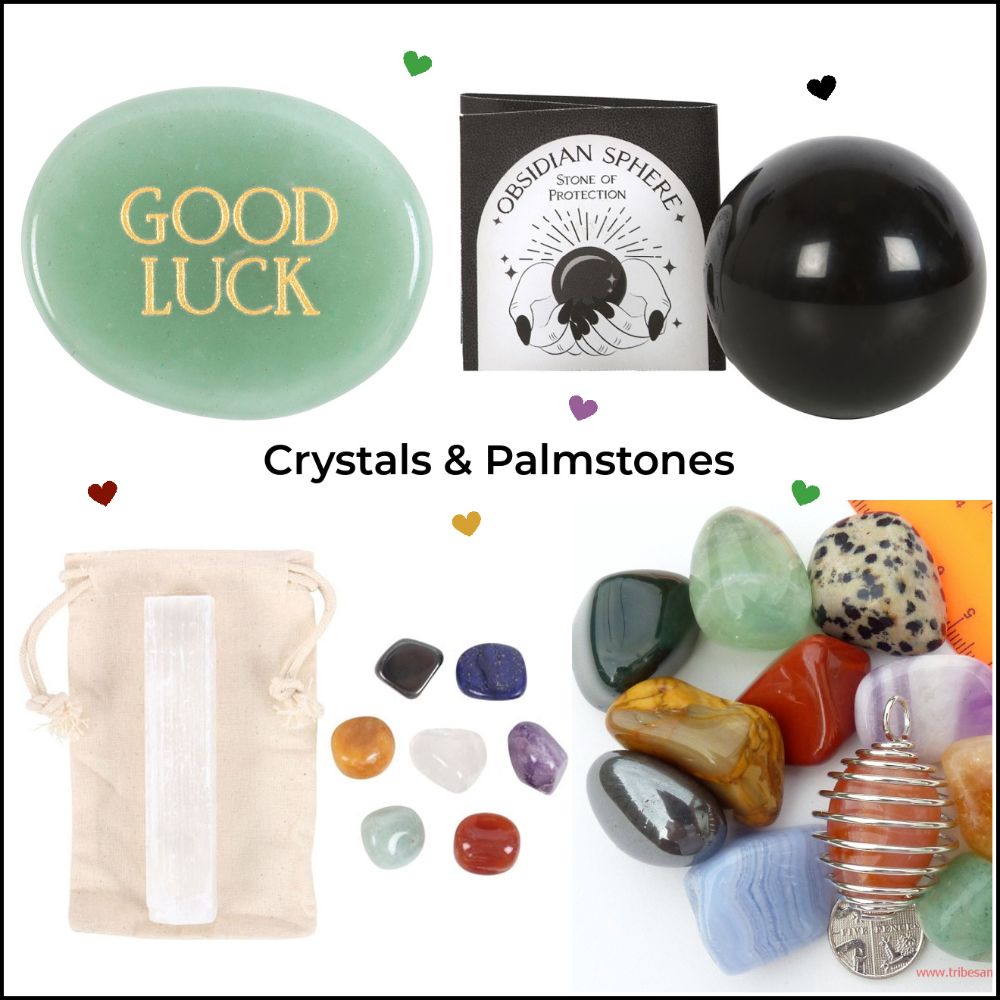 <!--19-->Crystals Tumbles & Palmstones