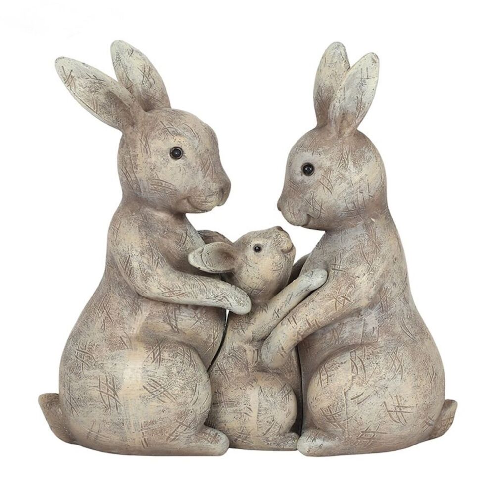Bunny Fluffle Family Rabbits Ornament