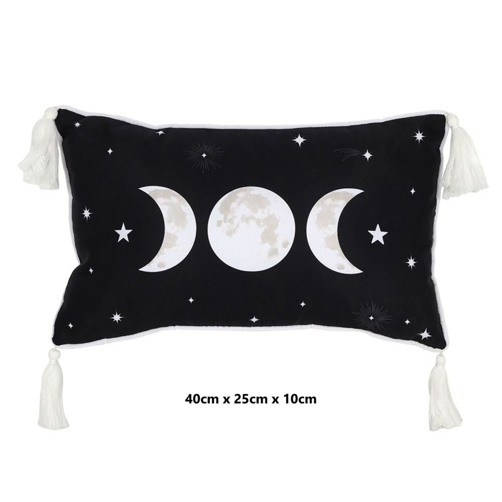 Triple Moon Goddess Cushion