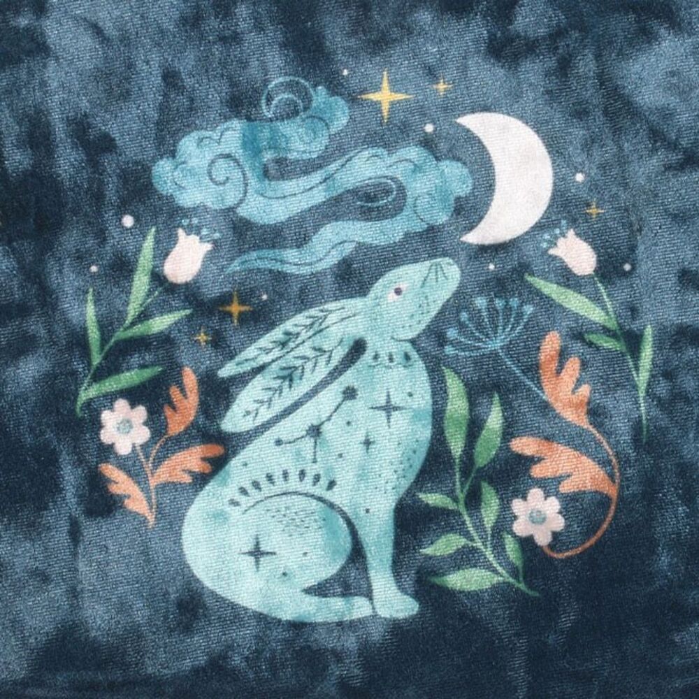 Midnight Hare Makeup Bag