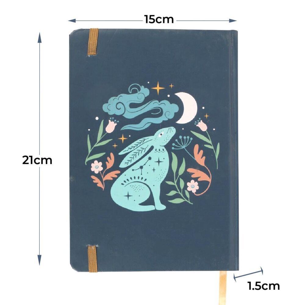 Midnight Hare A5 Notebook
