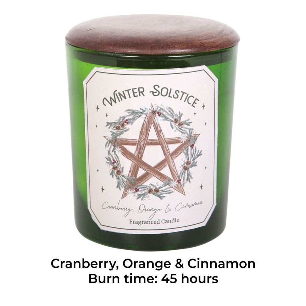 Winter Solstice Cranberry Orange & Cinnamon Candle