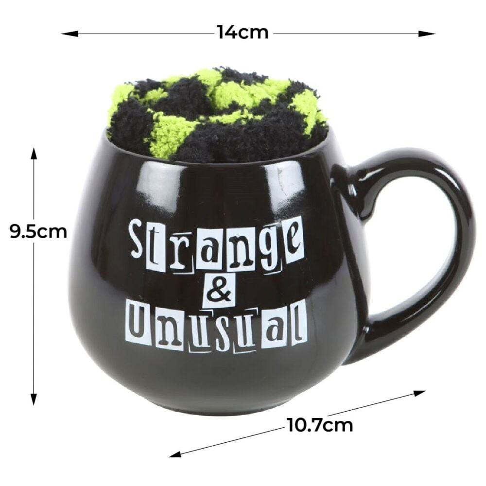 Strange & Unusual Mug and Socks Set