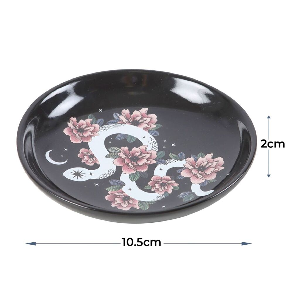Floral Snake Trinkets Dish
