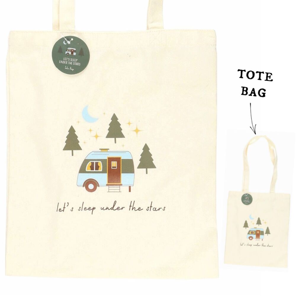 Let's Sleep Under the Stars Caravan Tote Bag