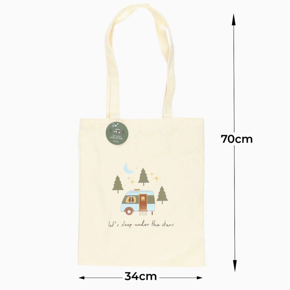 Let's Sleep Under the Stars Caravan Tote Bag