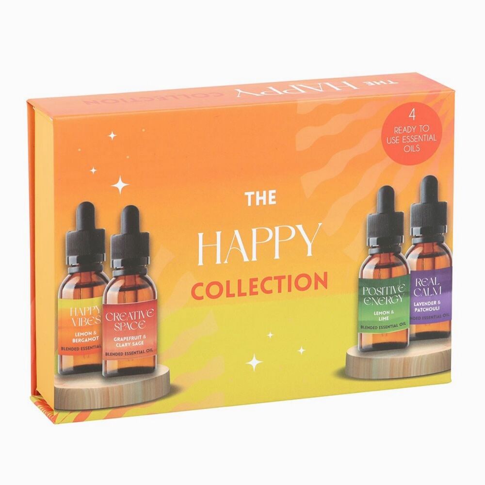 Happy Collection Blended Essential Oils Set