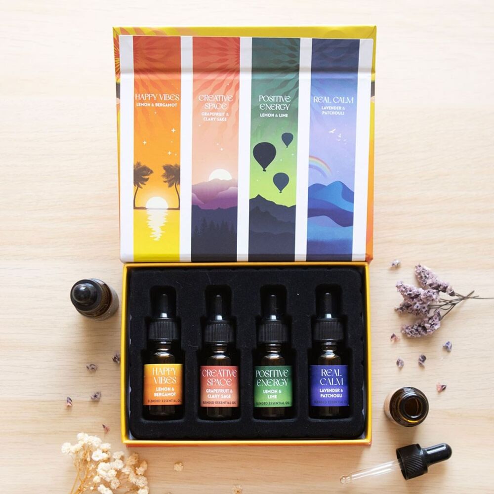 Happy Collection Blended Essential Oils Set